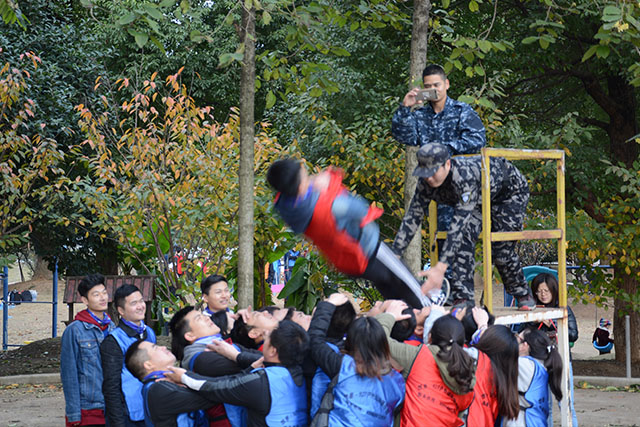 信任背摔 信任背摔